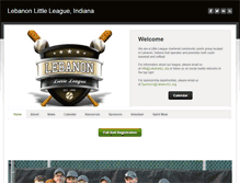 Tablet Screenshot of lebanonll.org